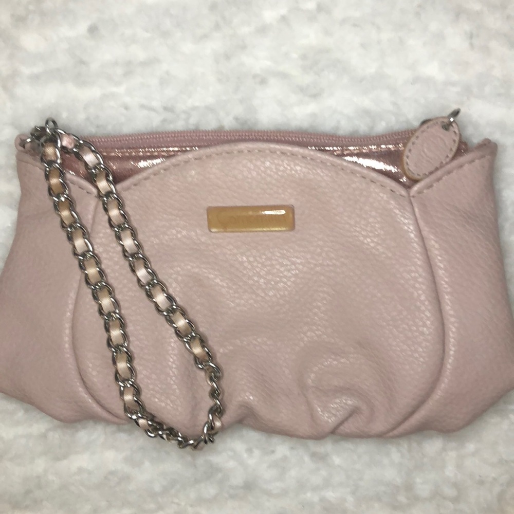 Tiny pink wristlet. Perfect for a flower girl etc